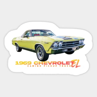 1969 Chevrolet El Camino Pickup Truck Sticker